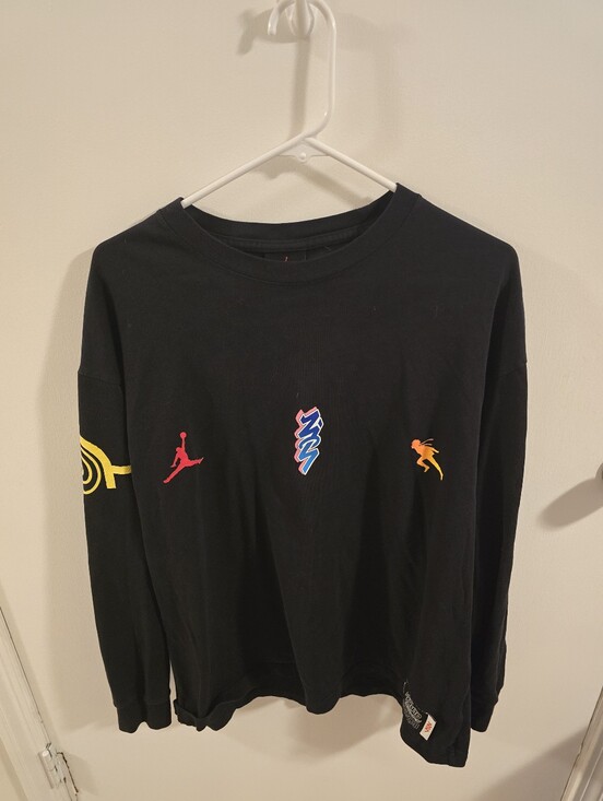 Jordan Other - Nike Air Jordan Zion Naruto Long Sleeve Shirt Men's XL Black